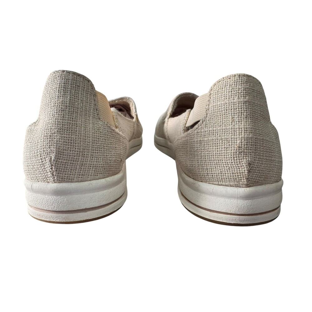 Clarks Womens Sz 7M Cloud Steppers Breeze Step II Shoe Natural Interest Slip On - Picture 7 of 12